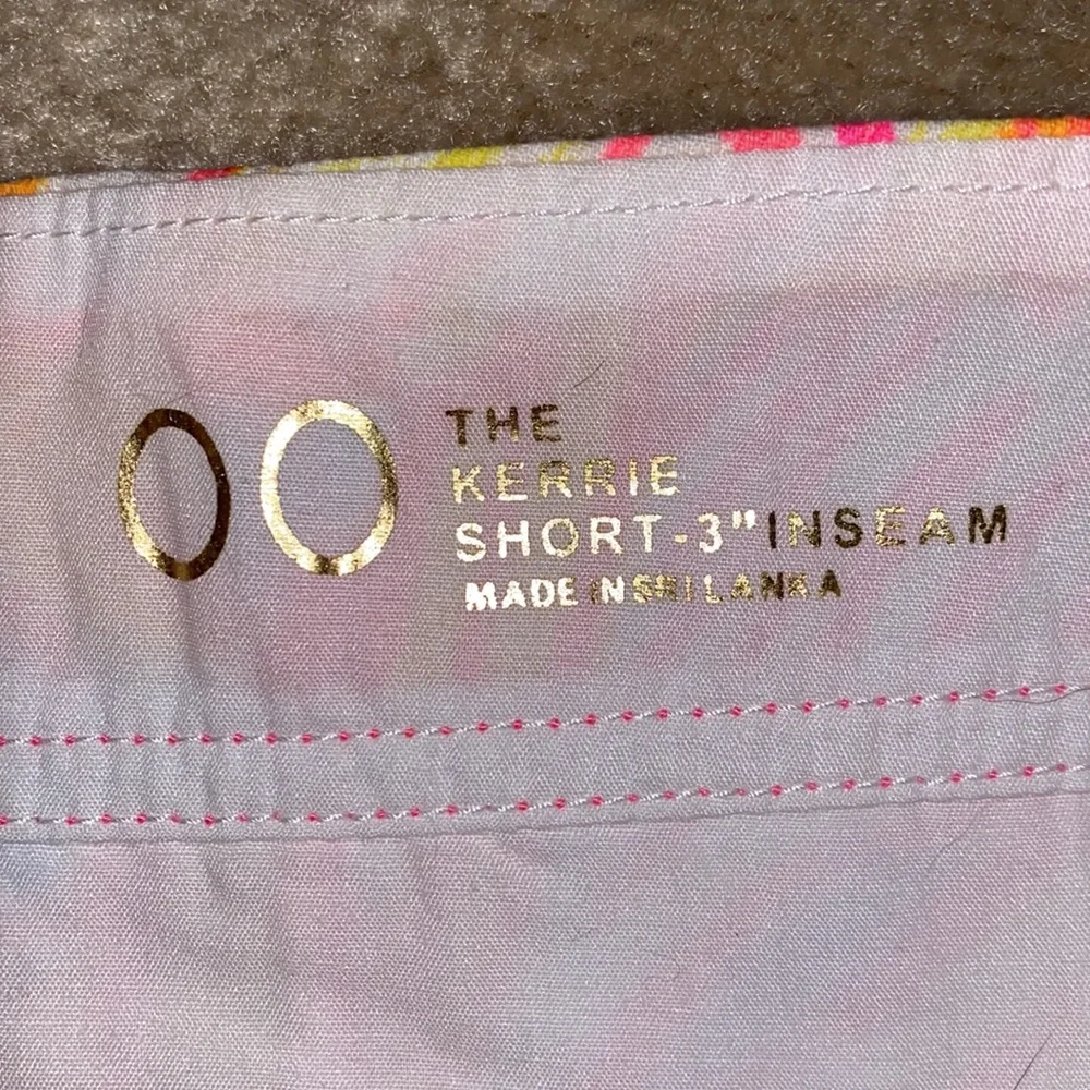 Lilly Pulitzer Kerrie Short 3” Inseam Size 00 NWOT Sun Splash - Picture 4 of 4